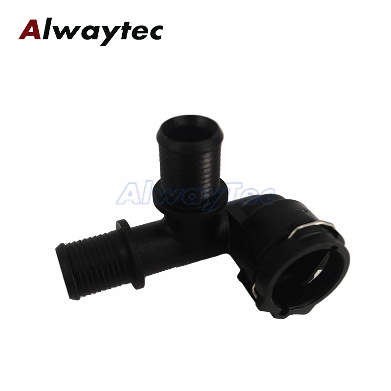thumbnail interactive-video image 1 of 16mm T-Shaped Cooling Water Hose Connector – 16x16x16mm Pipe Fitting 1 of 6