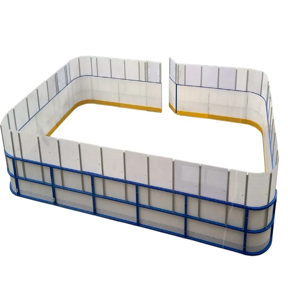Portable Ice Rink With Refrigeration and Partial Rink Boards