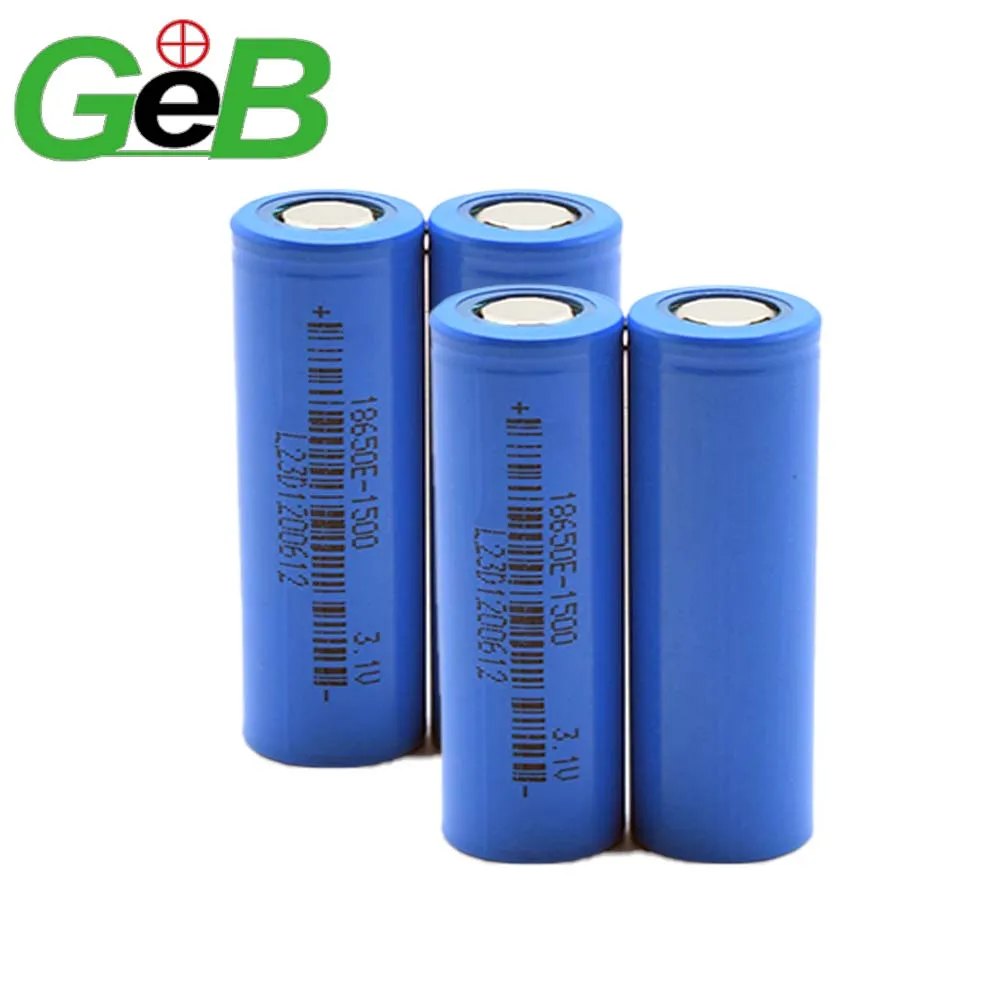 Geb Hot Sell 18650 Sodium Ion 3.1v 1500mah Cylindrical Battery 1300mah ...