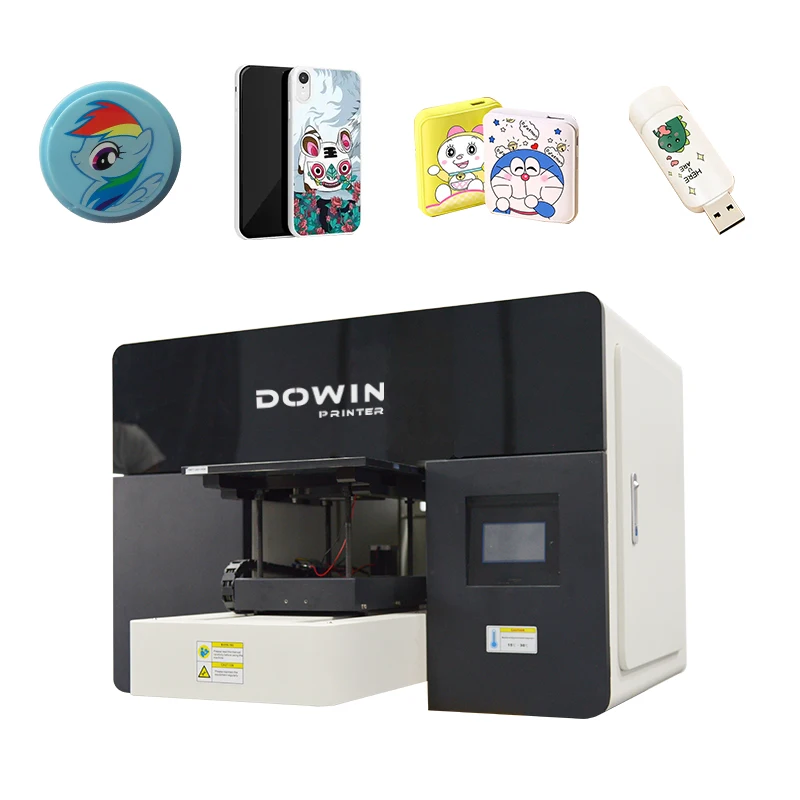 Mini A3 UV DTF Printer Desktop Small UV Flatbed Glass Cup Golf Ball logo Mug Uv Dtf Printing Machine