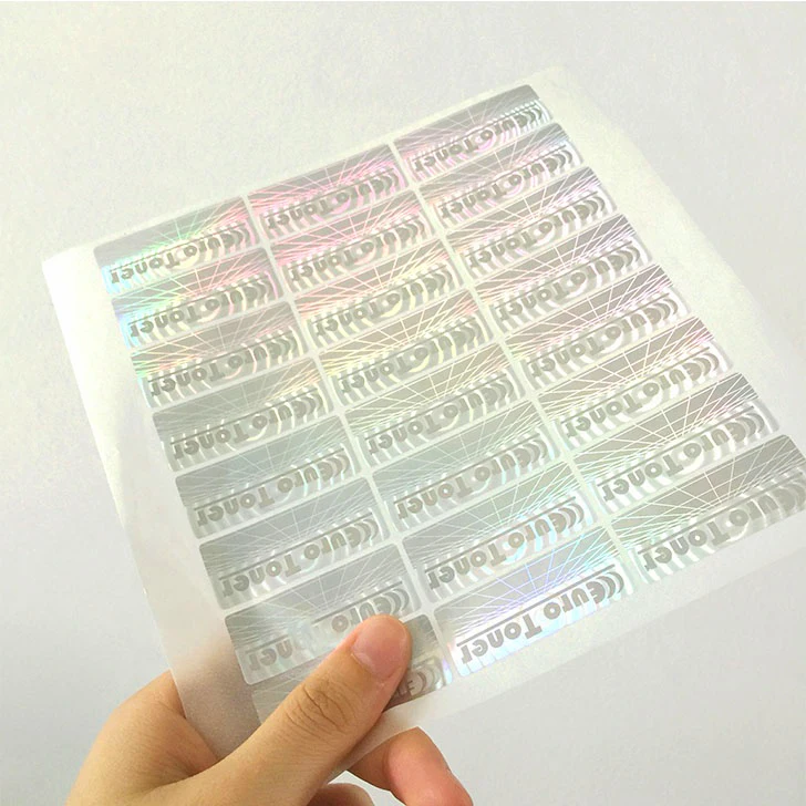 Customized 3d Hologram Holographic Security Sticker Label Holographic