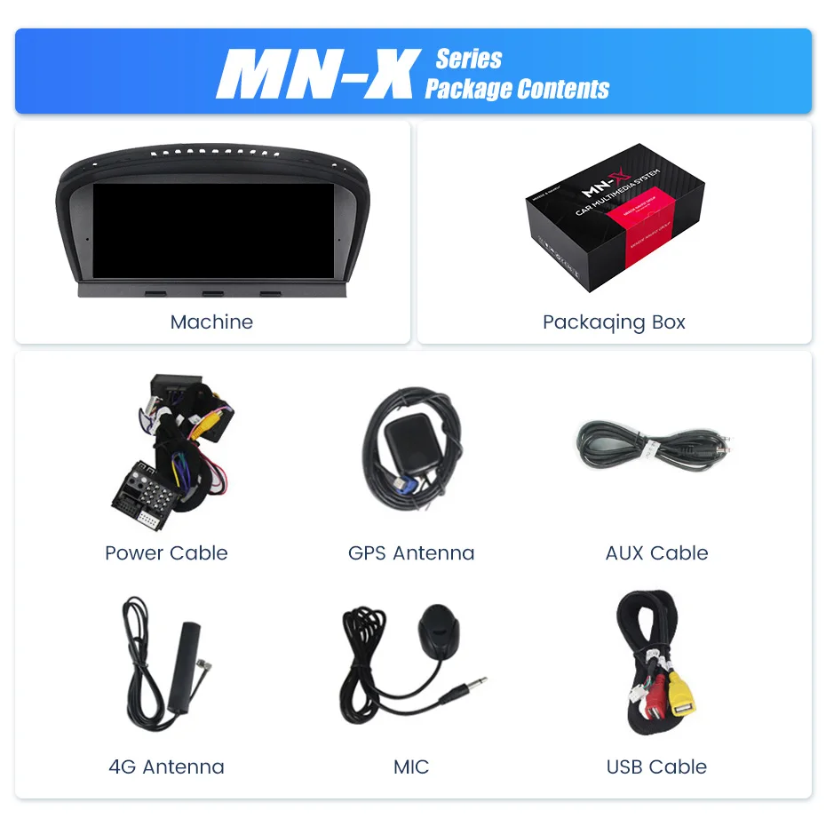 Navifly MN-X Car Smart Screen for BMW E60 8.8inch Radio Auto 360 Camera Android 6+128G 8core DSP