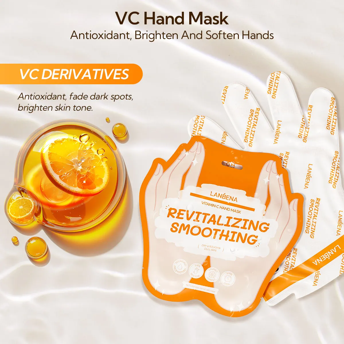 Lanbena Manufacturer OEM Nourishing Deep Hydration Glove Moisturizing Hand Mask supplier