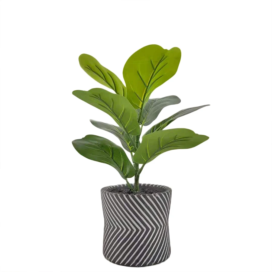 Customizable Decorative Indoor Outdoor Ficus Lyrata Plastic Banyan Tree