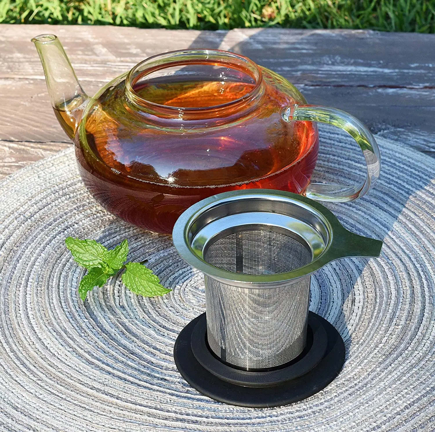 Stainless Steel Tea Infuser Perfect Single Cup Brew Strainer For Loose