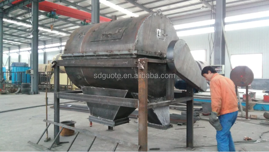 Large Capacity Sorting Stainless Steel Recycling Wear-resisting Roller Screen Machine Rotating Drum Sieve