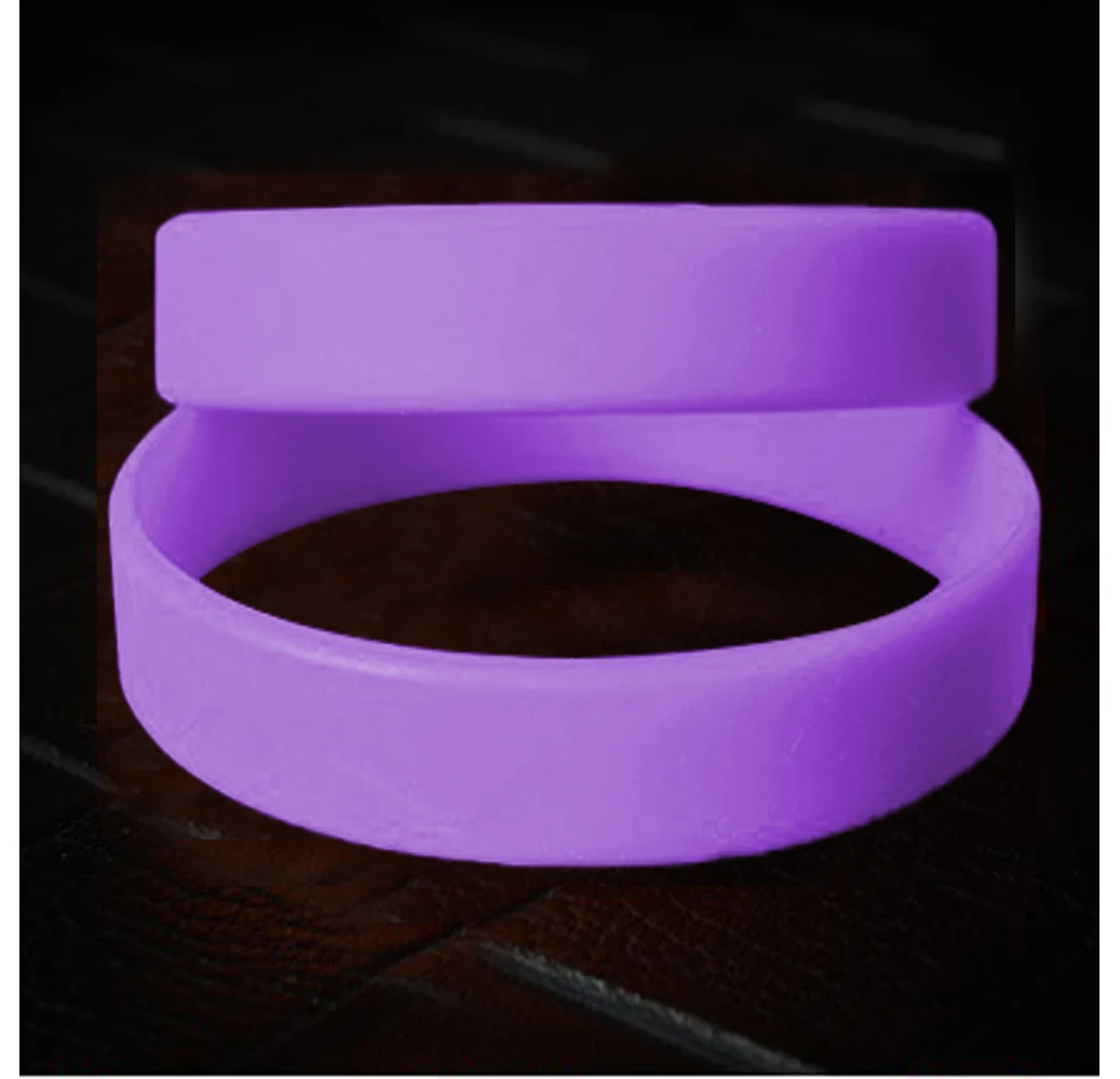 Ecofriendly Printed Custom Silicone Wristband Rubber Bracelet Wrist