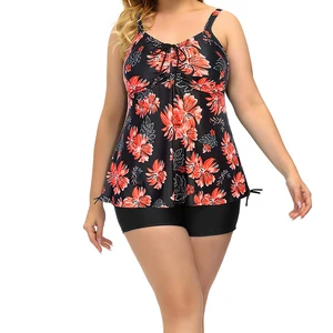 Custom Wholesale Woman Swimming Dress Swimsuits Bathing Suits Plus Size Tankini Para Mujer