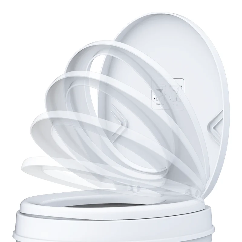 SEAFLO Soft Close Seat and Cover RV Camper Toilet RV Toilet Seat White Rv Toilet