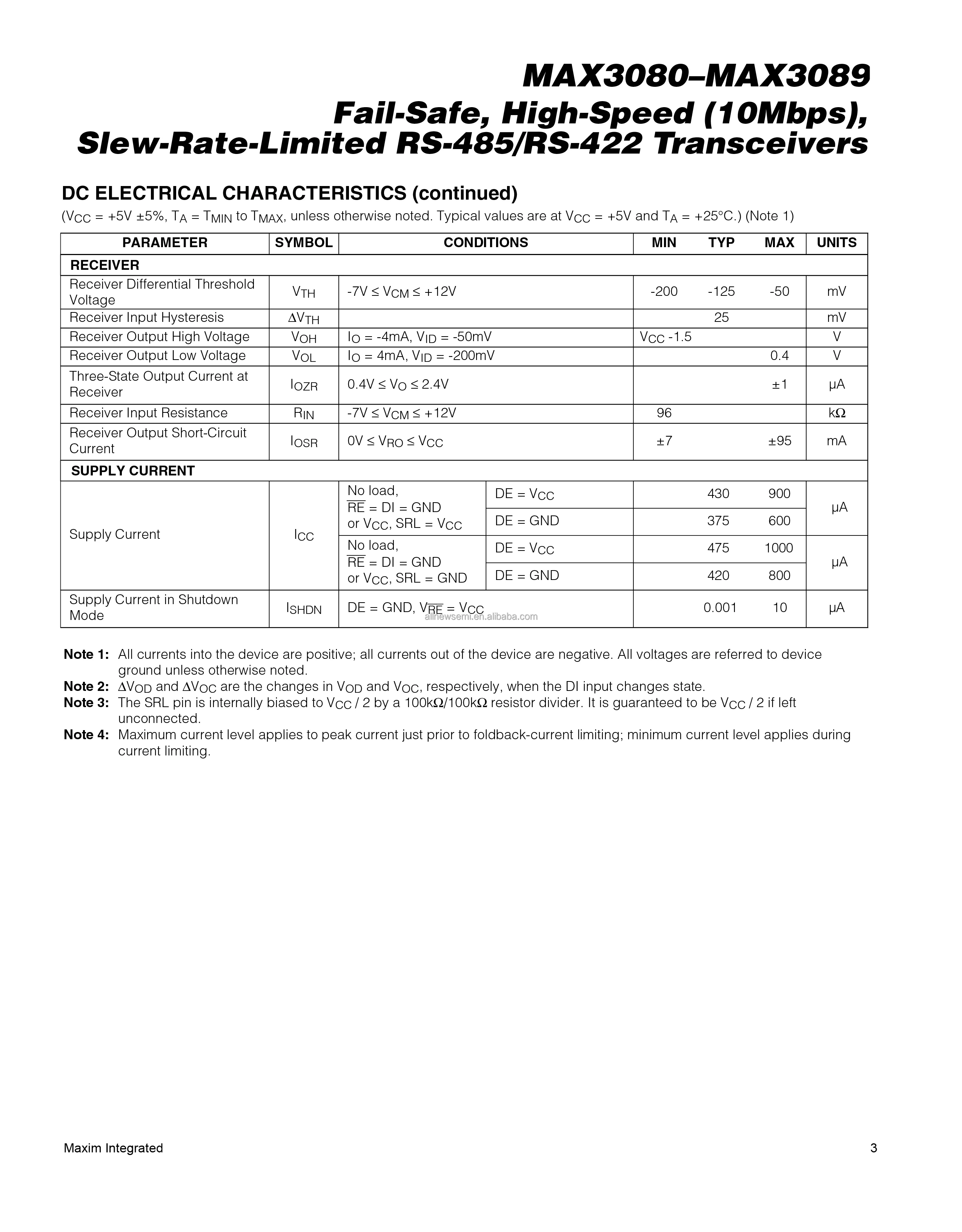 MAX3086ESD-3