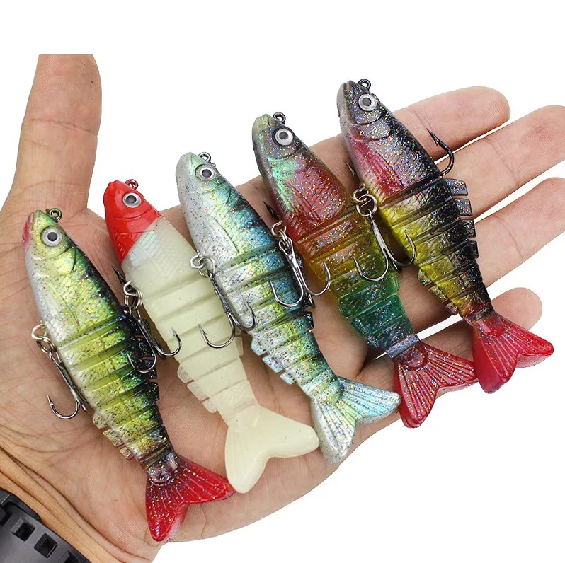 Soft Multi Jointed Lead Fish Lure