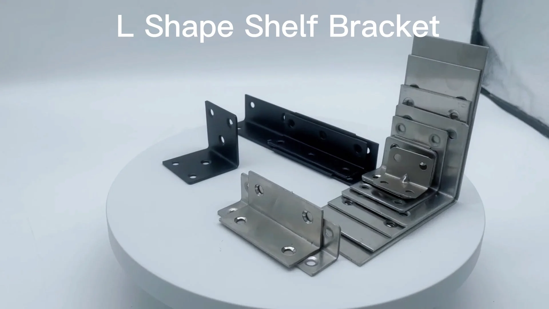 Stainless Steel Solid Shelf Support Corner Brace Joint Right Angle