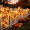 36-mesh - Ginkgo, Maple Leaf, Vine, and String Lights