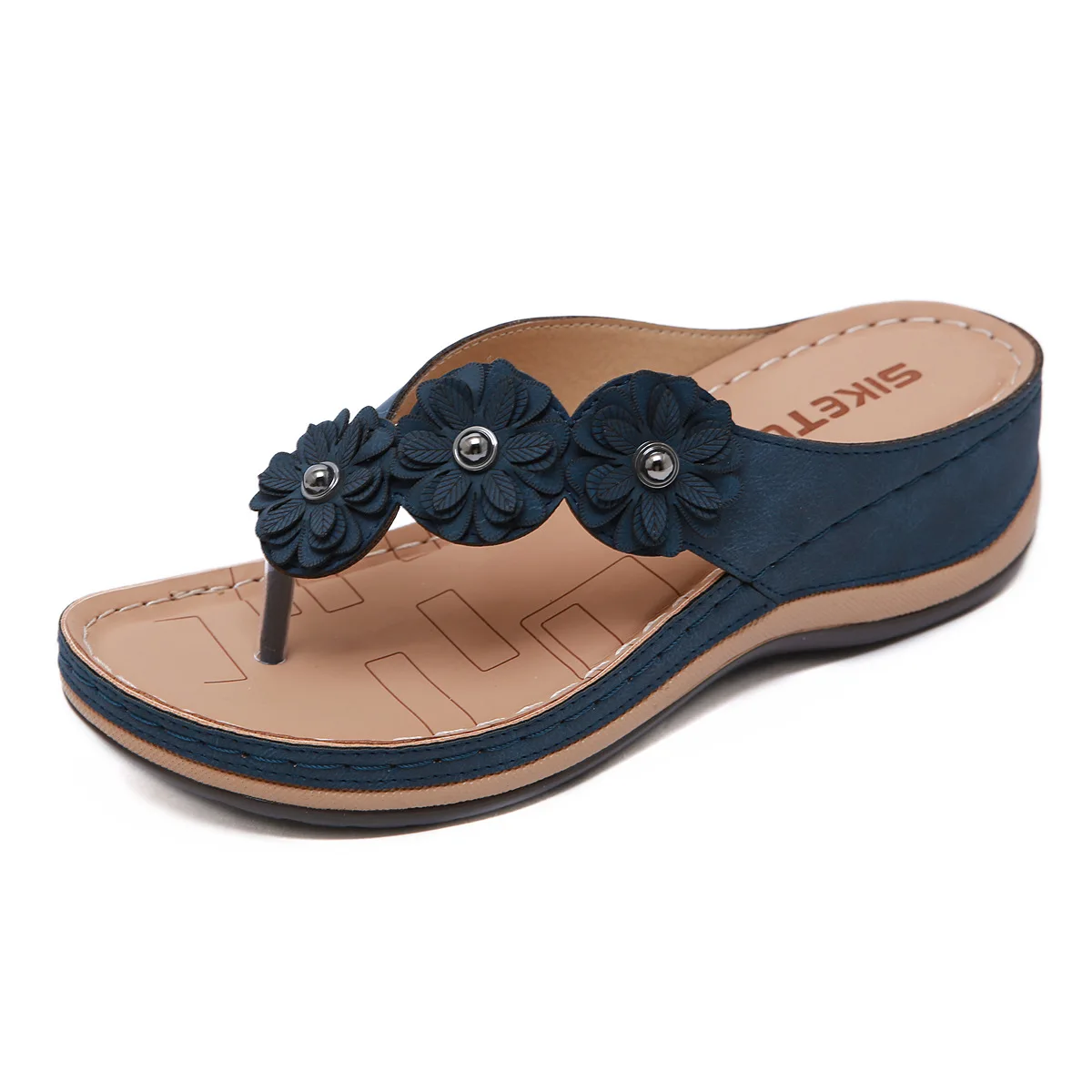 clarks hollow out flower sandals