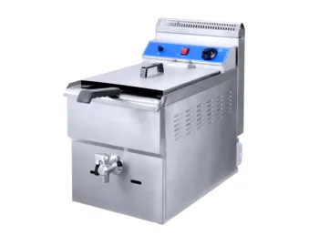 1 Tank 1 Basket Capacity 18L Power 5000 W/hr Model HGF-779 Gas Deep Fat Fryer Gas Fryer