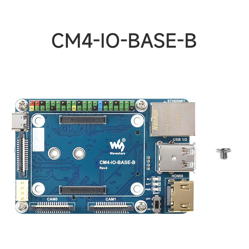 Aismartlink Raspberry Pi Cm4 Expansion Board Io Interface Board Bottom