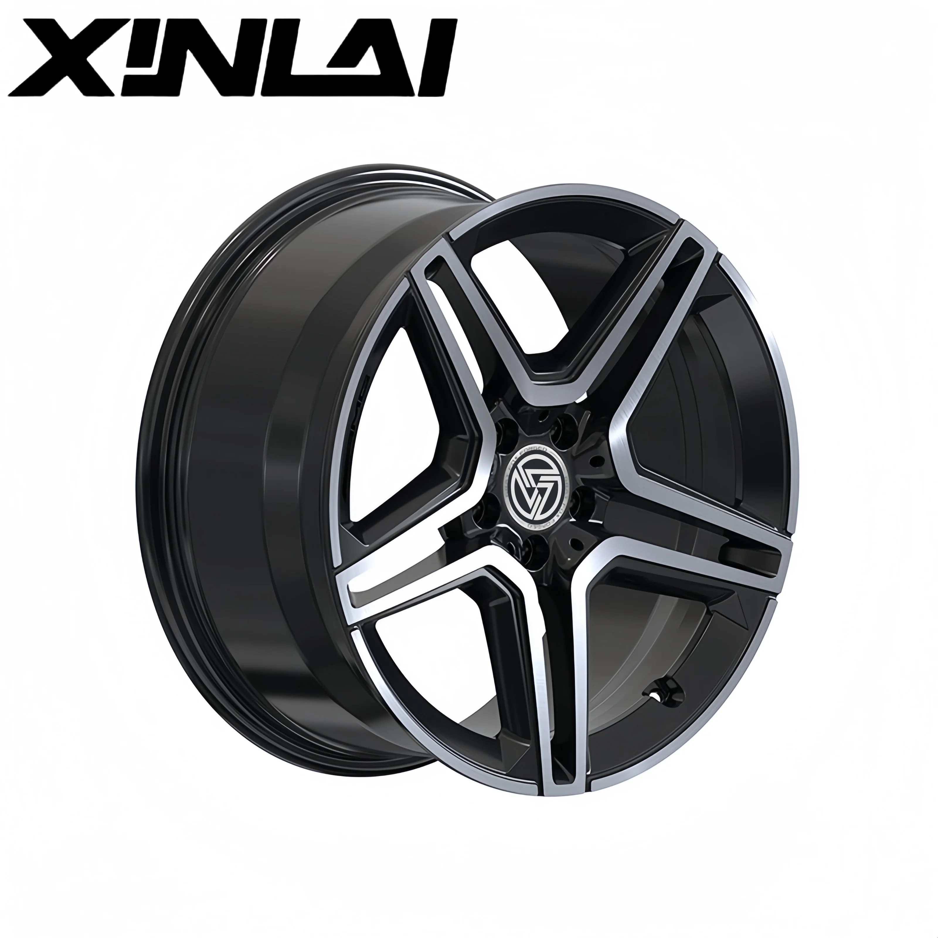XINLAI Concave Matte Black Forged Wheels Custom 5X120 5X114.3 5X112 Sizes 18-22 for Passenger Cars for Mercedes Aluminium Alloy - Image 2