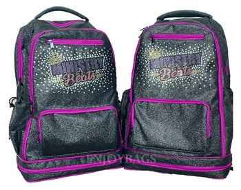 Factory Custom Printed Personalized Cheerleading Team Backpacks And Dance Bags Cheerleading Backpacks School