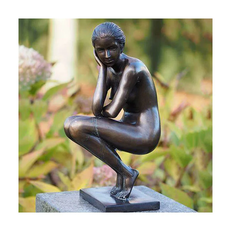 Modern Home Ornament Custom Abstract Bronze Woman and Man Dance Sculpture for Sale