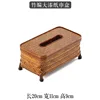 Bamboo lacquer tissue box