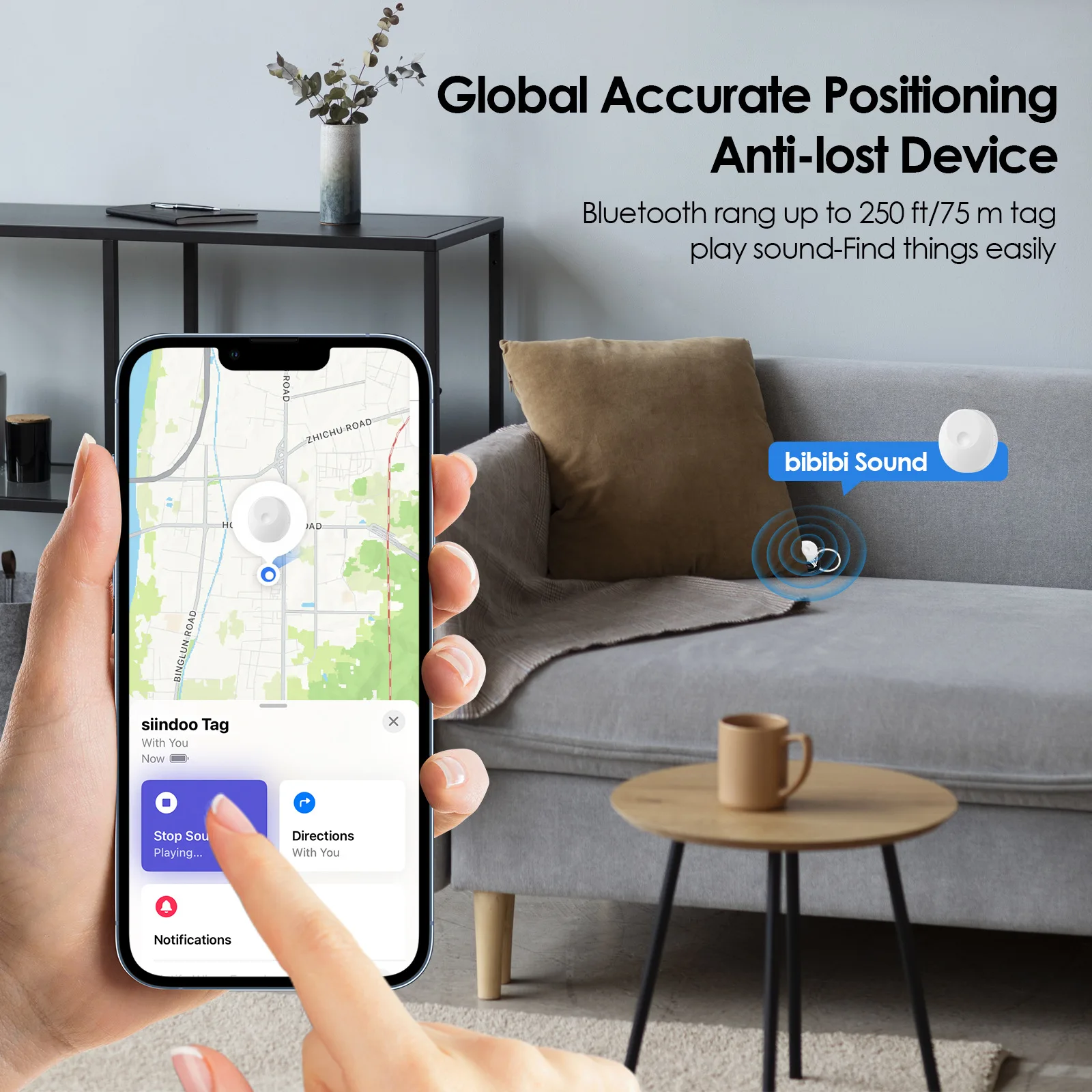 IOS FindMy Vehicle Car Tracker Small Motorcycle Tracker for Kids for Toyota Football Players Great Distribution Price