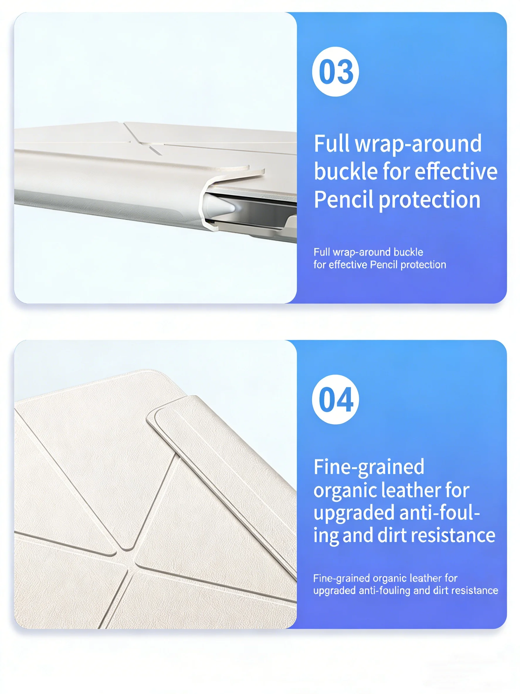 product strong magnetic pc pu leather case with ultra thin lightweight shockproof anti stain cover drop proof cover for ipad 11 a16-7