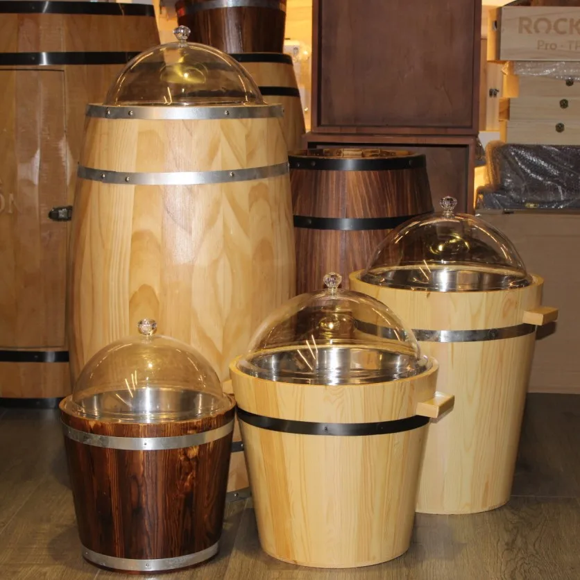 Promotion Wooden Bucket Accept Small Order