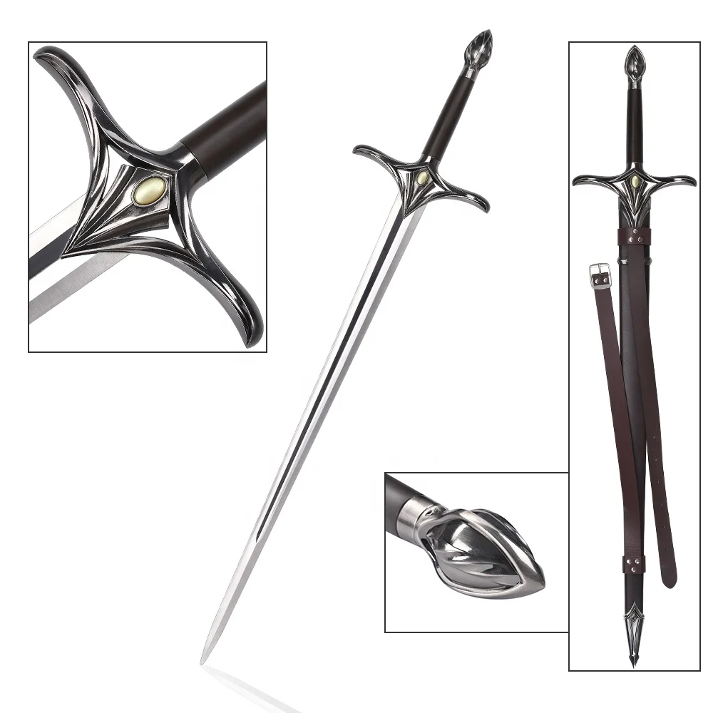期間限定値下　特大135cm　ロード　オブ　ザ　リング　ナルシルの剣　レプリカ 110cm 1.4kgロードオブザリング440ssブレードリアルウェポン
