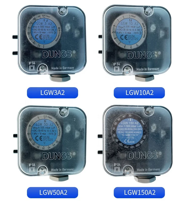 DUNGS Technic Pressure Switches for Gas Burners & Boilers
