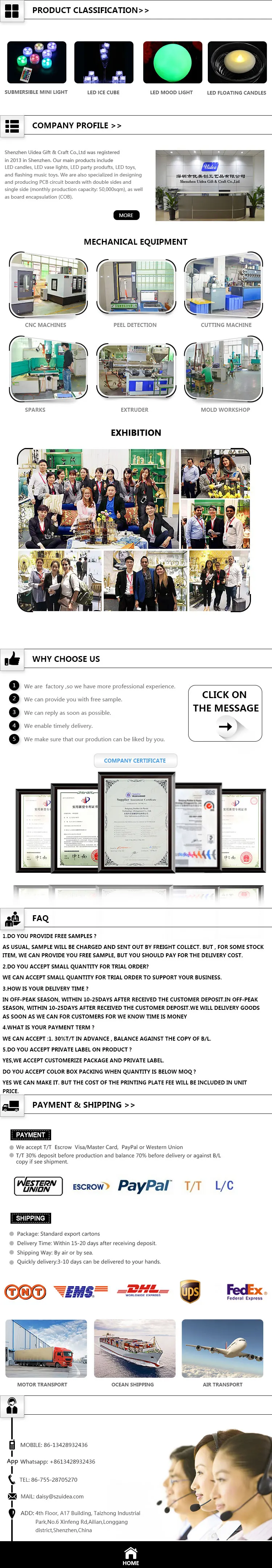 White Flickering 3 Inch Flameless Water Activated Floating Wax Led