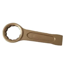 Non Sparking Tools Aluminum Bronze Slogging Ring Wrench 17mm