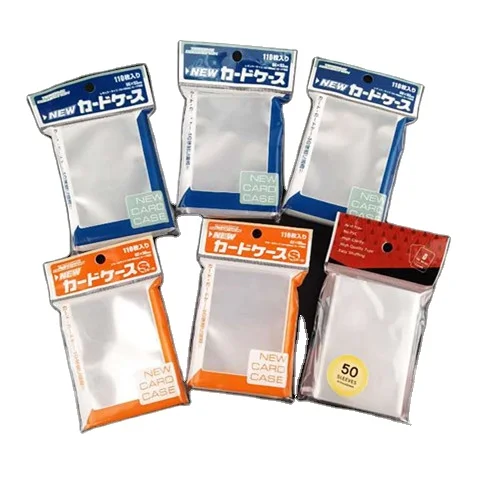 Custom Size Top Loaders TCG Sporting Card Sleeves Yugioh Trading Game Card  Sleeves China Factory