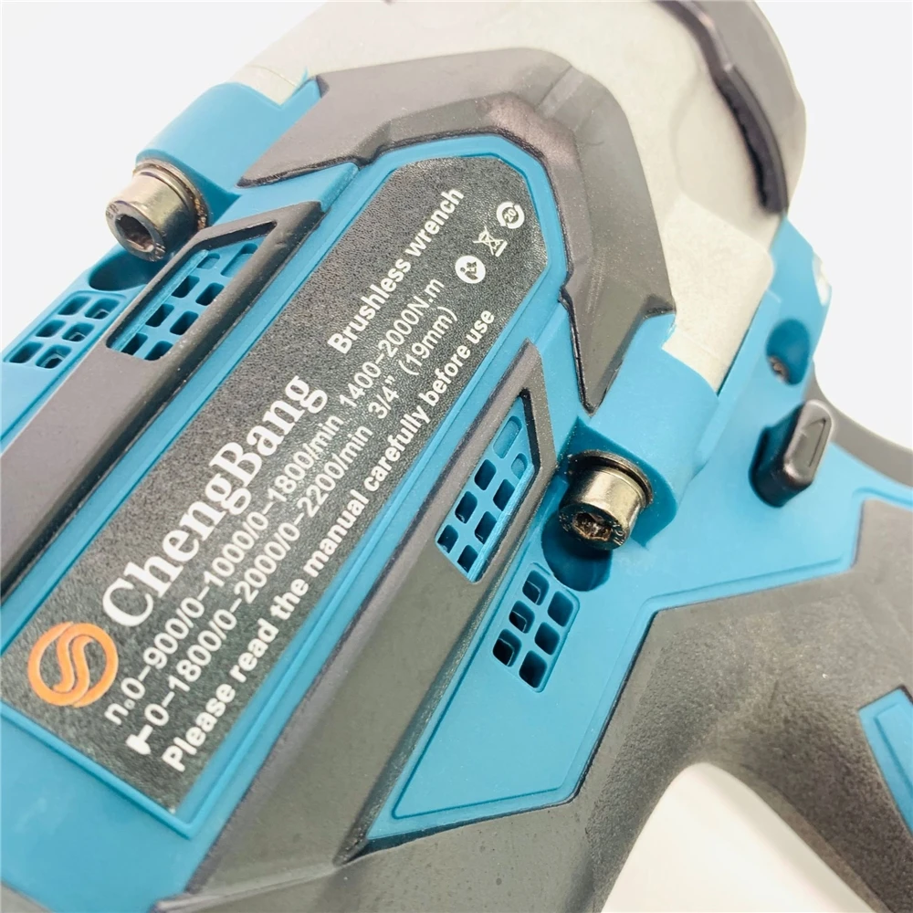 2000-метровый промышленный перезаряжаемый литиевый бесщеточный Электрический ударный ключ с высоким крутящим моментом 3/4