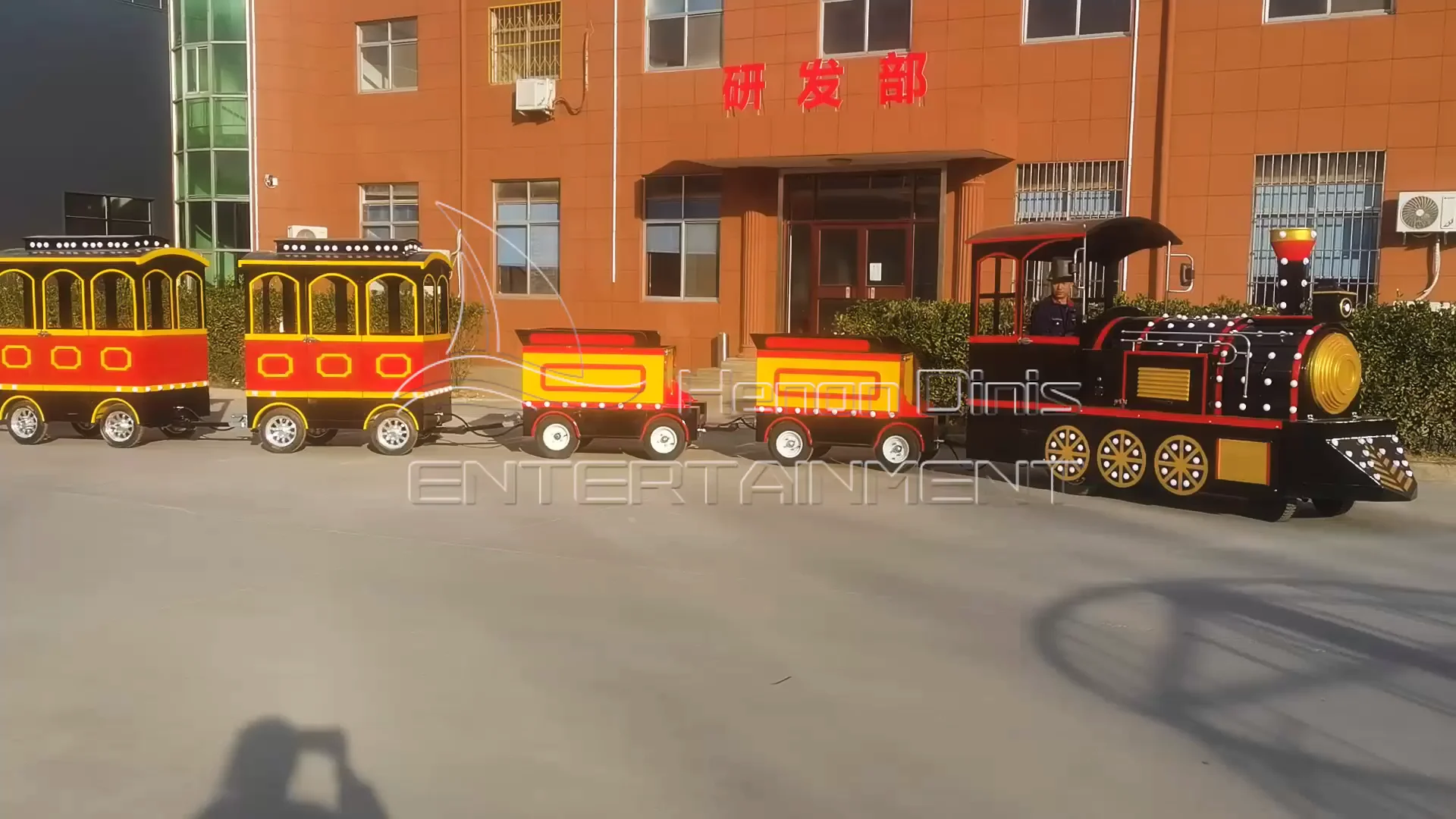 Shopping Center Train Without Track Trackless Train For Shopping Mall