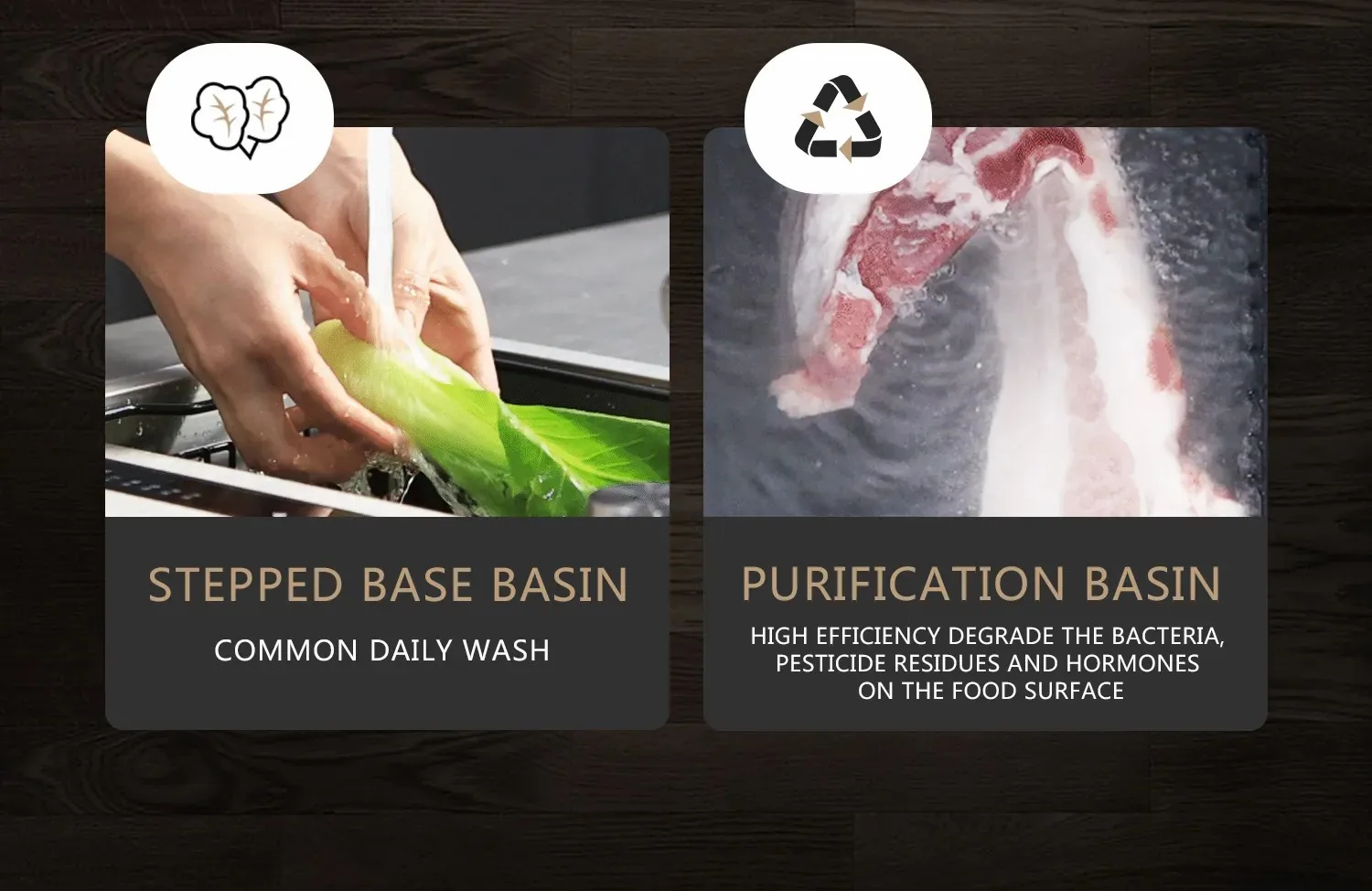 New Techology Model Multi Function Smart Kitchen Sink Ss304 Nano Black