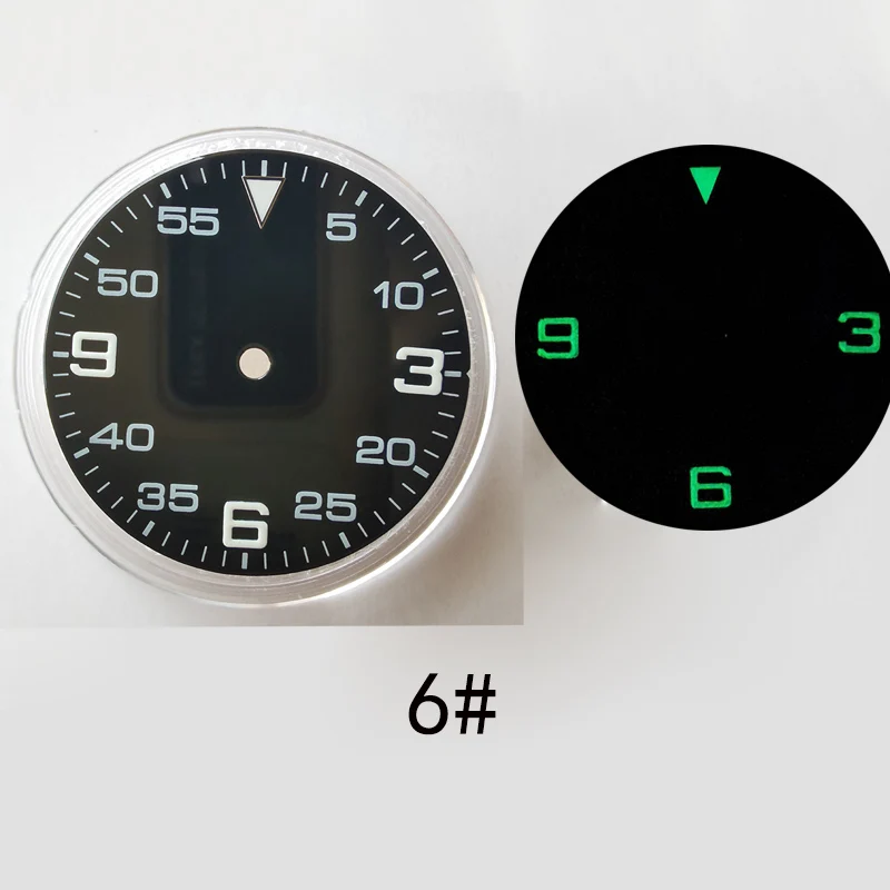 Lancette Quadrante 29mm Luminose Verdi Per 8215/82 - Foto 2