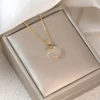 Collana con Pendente Placcato Oro 4