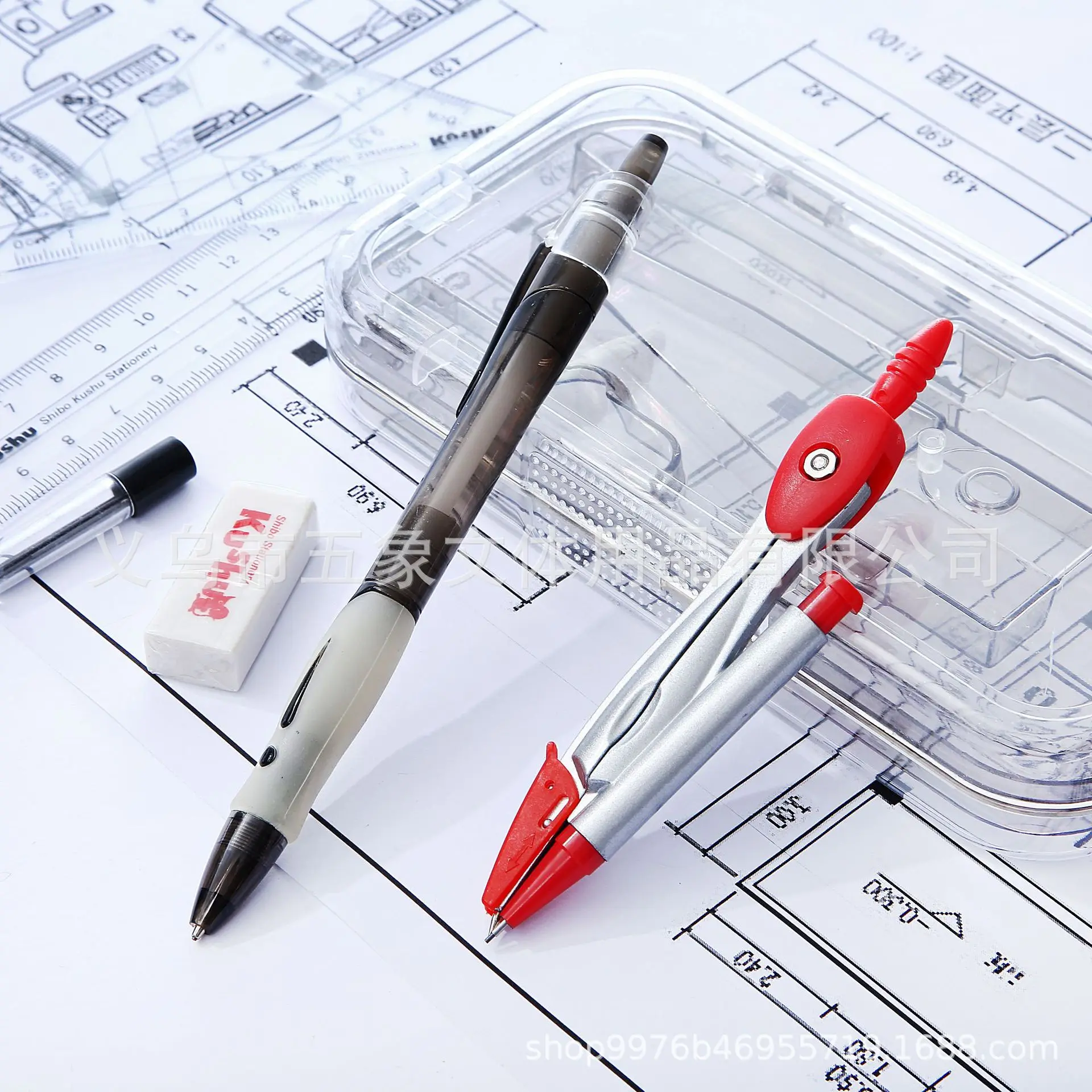 Лидер продаж школьные и офисные принадлежности для рисования специальные геометрические линейки студентов набор компасов