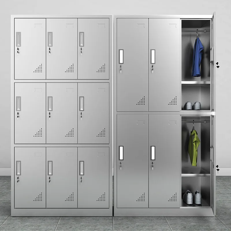 Modern Design Stainless Steel Multi-compartment Lockers Durable Use ...