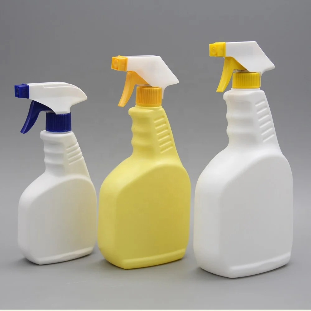 250ml HDPE Empty Black Bottle Body Plastic Trigger Spray Bottle With Black Trigger Sprayer and Two Stickers on Each Side