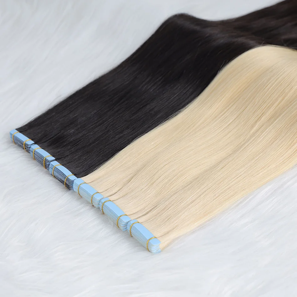 Usa European Luxury Tape In Hair Extensions 100human Hair Wholesale