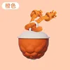 Paw print dog ball [orange] Bird chirping sound