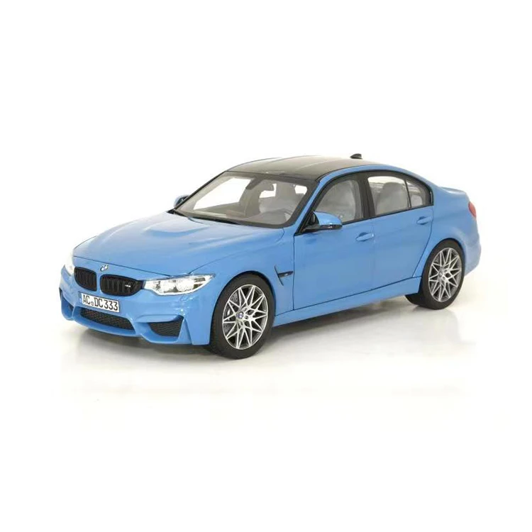 Norev M3 F80 1:18 Diecast Model Araba - Mavi Renkli, Kapı Açılır