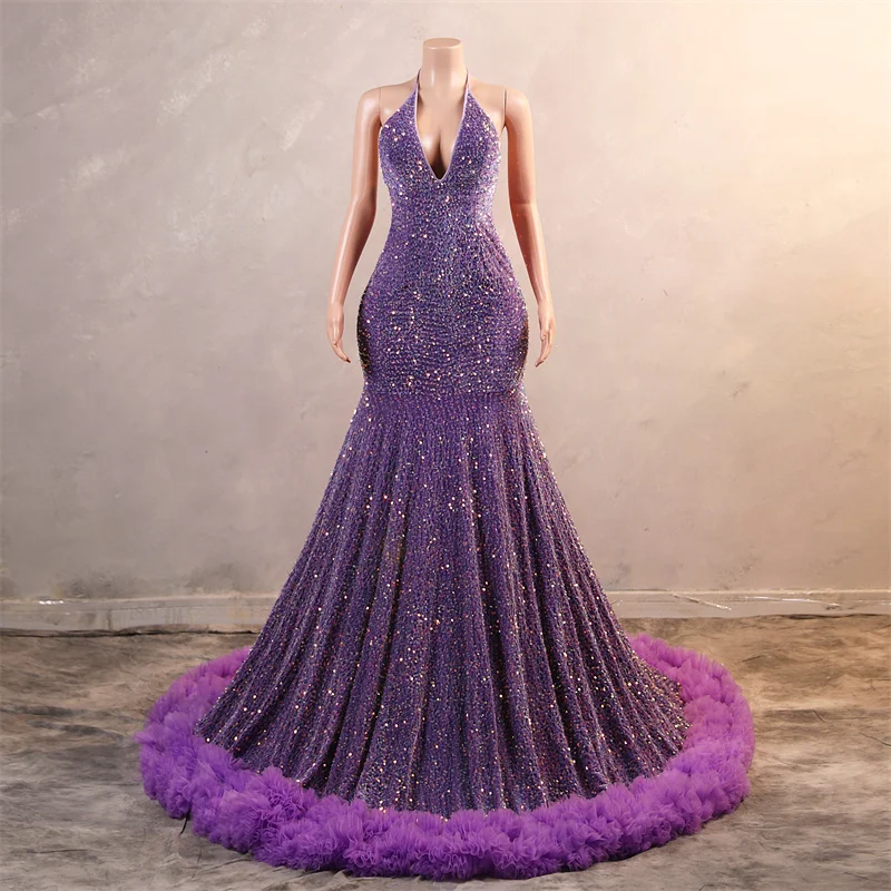 strapless open back dress Misshow Luxury Dark Purple Velvet Quinceanera Dress Off-Shoulder Ball –  misshow.com main image 1