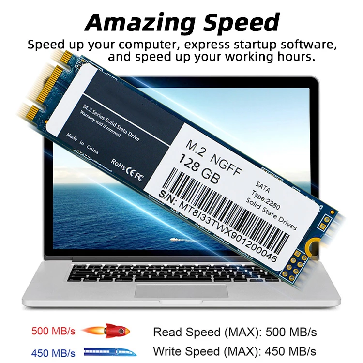 Fabrika Fiyatı M.2 SATA NGFF SSD 1TB 512GB 256GB 128GB Hard Disk