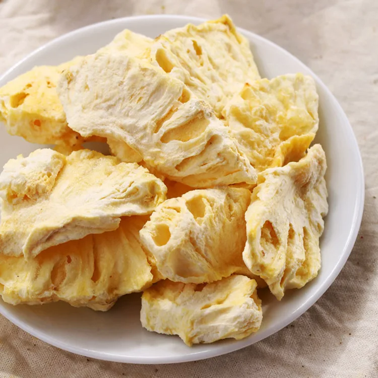 Toptan Təminat Quru Meyvələr Ananas Çipsləri Donmuş Ananas Dilimləri