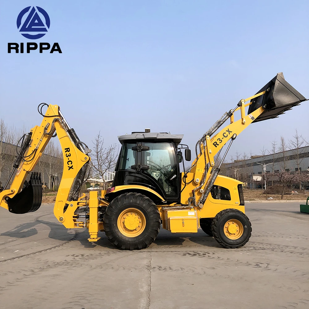 Free Shipping Backhoe Excavator Loader Tractor New Retroexcavadora Jcb Mini Backhoe Loader 4x4 Wheel/Backhoe Loader