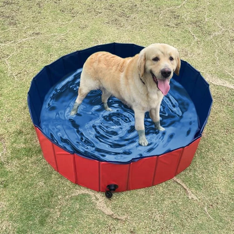 Custom Size Inflatable Dog Pool for Bathing Durable PVC Inflatable Dog Swimming Pool