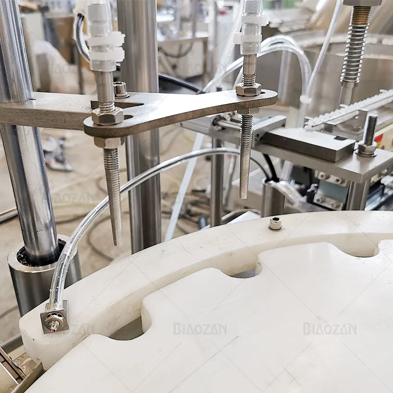 
Alibaba, золотой поставщик, 20 мл, автоматическая машина для наполнения и закупорки жидких электронных бутылок 