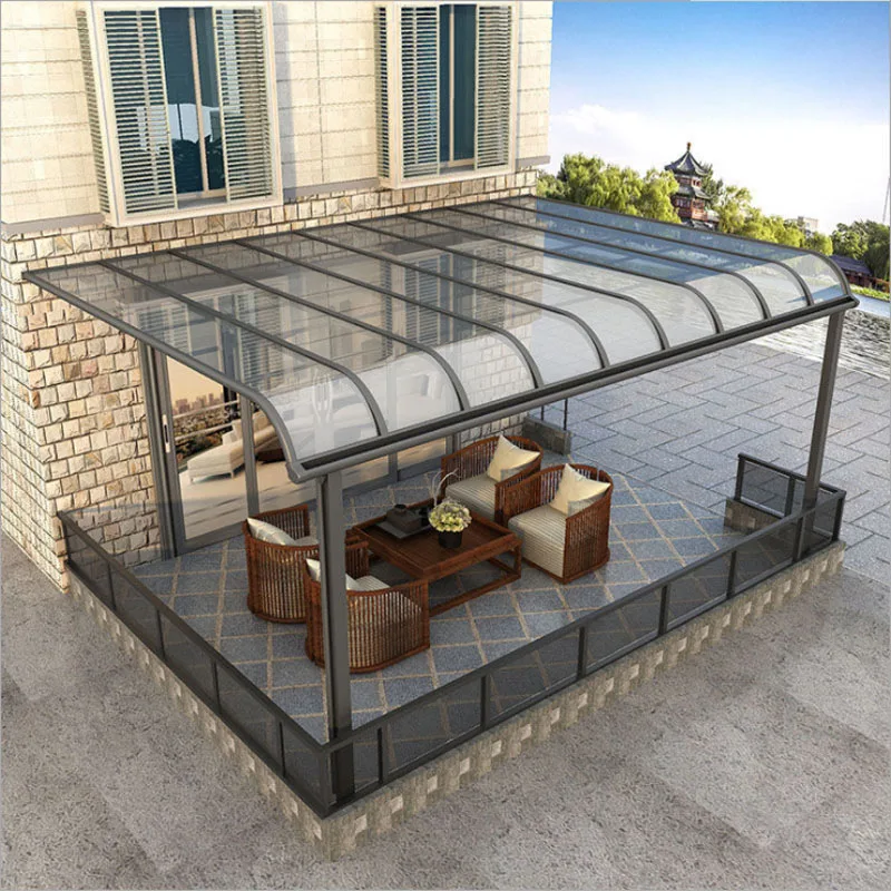 Modern outdoor metal aluminium balcony awnings carport canopies tents sale